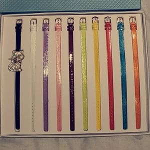 Watch with 10 straps.